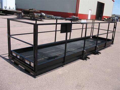 man lift basket for skid steer forks|telehandler platform man basket.